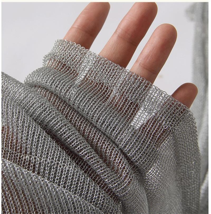 Knitted Metal Texture Fabric L - Crystal Mesh Fabric 评论和价格
