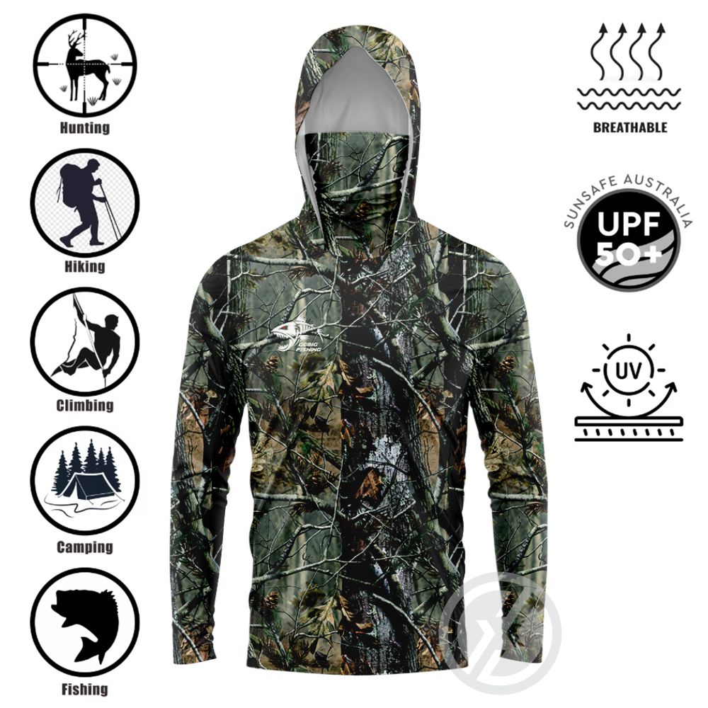 UPF50+ Hooded Fishing Shirt Bu - Embellish Knit 评论和价格