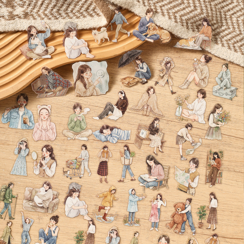 1pack/20pcs Warm Vibe Watercol - Embellishments For Scrapbooking 评论和价格