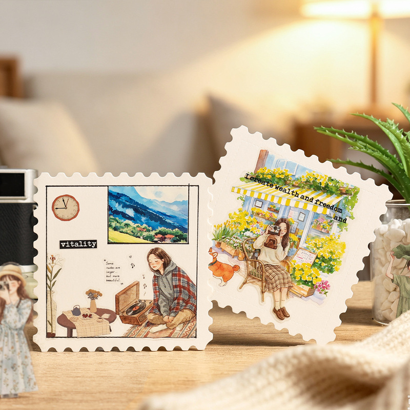 1pack/20pcs Warm Vibe Watercol - Embellishments For Scrapbooking 评论和价格