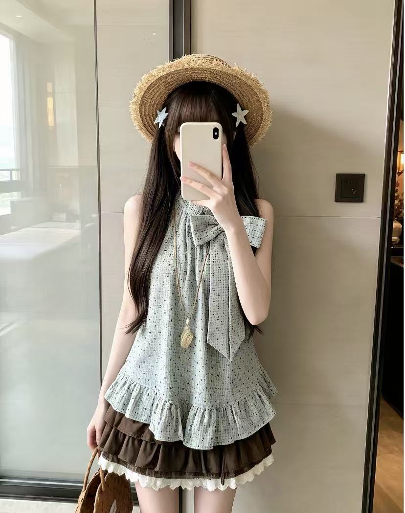 Japanese Vintage Sweeti 2-Piec - Elastic Lace Trim 评论和价格