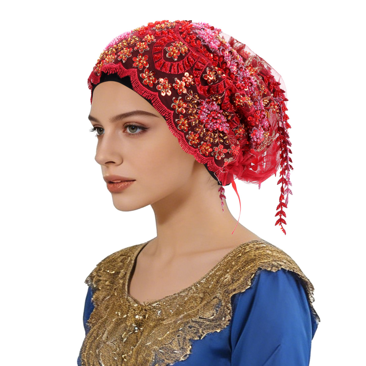 New Ethnic Tassel Headscarf Be - Tassel Fringe Trim 评论和价格