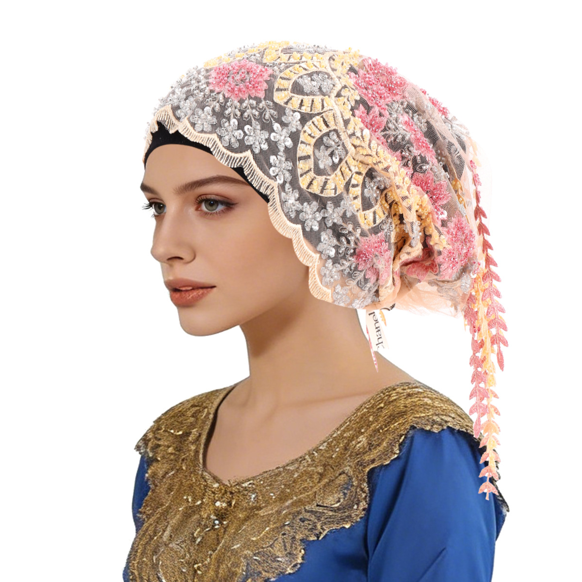 New Ethnic Tassel Headscarf Be - Tassel Fringe Trim 评论和价格